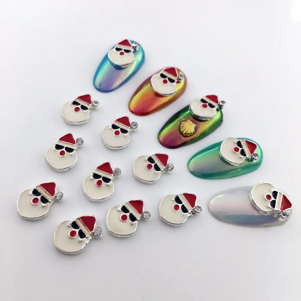 LEAMX Alloy 3D Charm Glitter Christmas Design Decoration Nail Supplier Rhinestone Jewelry Santa Claus 10/Pcs Charm Rhinestone 
LEAMX Alloy 3D Charm Glitter Christmas Design Decoration Nail Supplier Rhinestone Jewelry Santa Claus 10/Pcs Charm Rhinestone