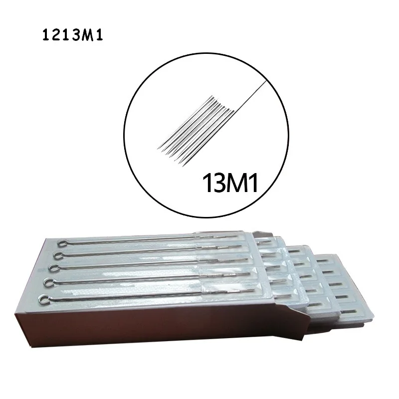 50PCS/Pack Disppsable Sterilized 316 Stainless Steel 13M1 Single Stack Magnum Tattoo Needles for Tattoo Machine Grips
50PCS/Pack Disppsable Sterilized 316 Stainless Steel 13M1 Single Stack Magnum Tattoo Needles for Tattoo Machine Grips