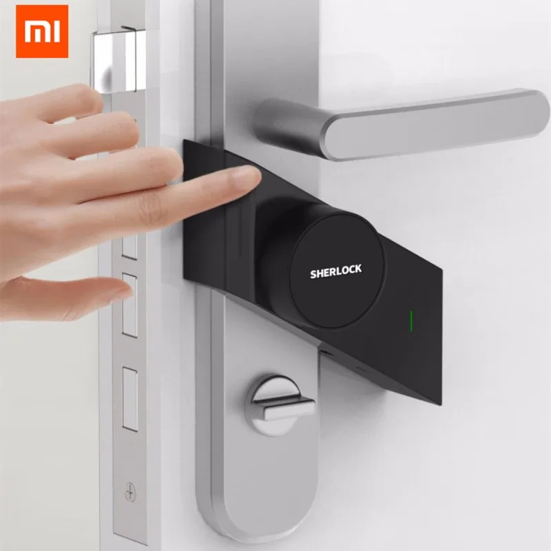 В наличии Сяо mi Шерлок Smart lock M1 Цзя дверной замок Keyless отпечатков пальцев пароль