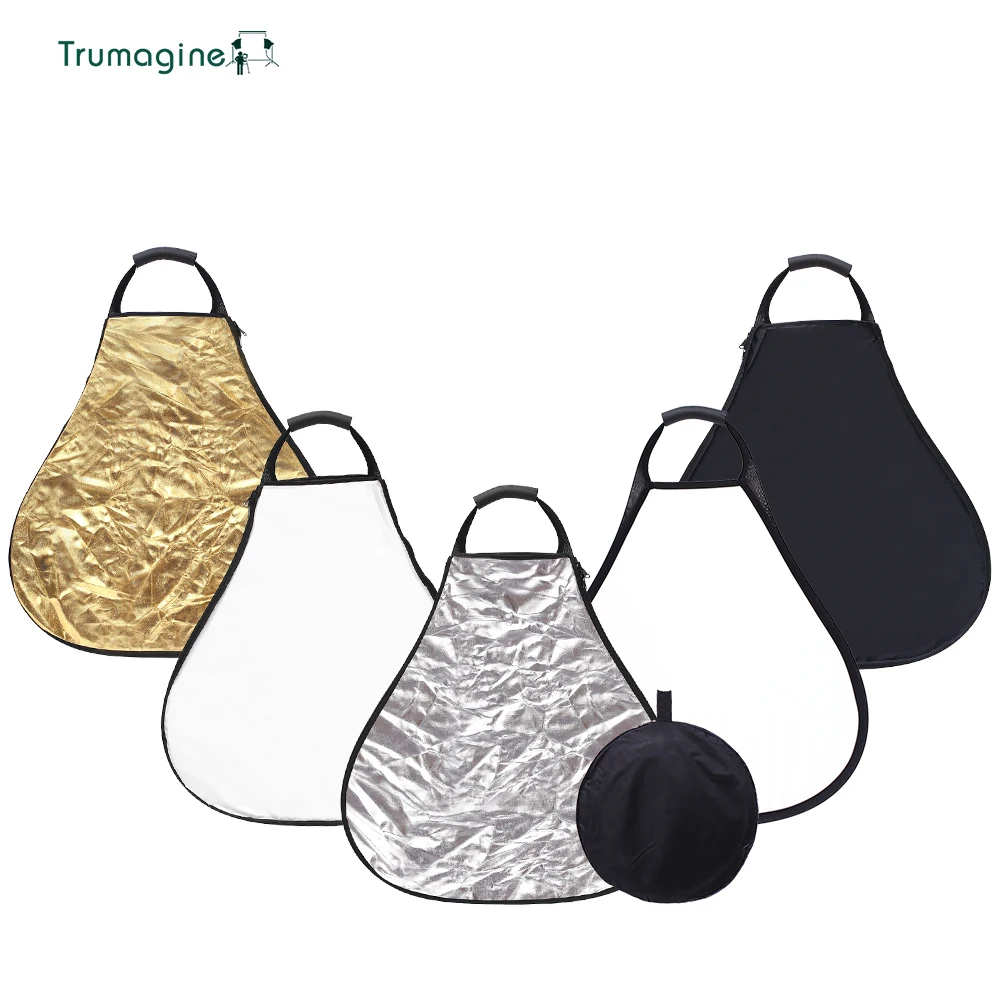 TRUMAGINE 80CM 5 in 1 Portable Collapsible Triangle Outdoor Light Reflector For Photo Studio Diffuser Photography Reflector
TRUMAGINE 80CM 5 in 1 Portable Collapsible Triangle Outdoor Light Reflector For Photo Studio Diffuser Photography Reflector