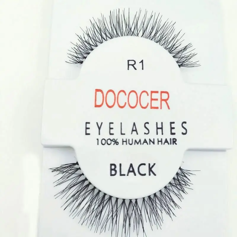 12 pairs Dococer Lashes Soft False Human Hair Eyelashes Adhesives Glamour Fake Eye Lashes Makeup R1
12 pairs Dococer Lashes Soft False Human Hair Eyelashes Adhesives Glamour Fake Eye Lashes Makeup R1