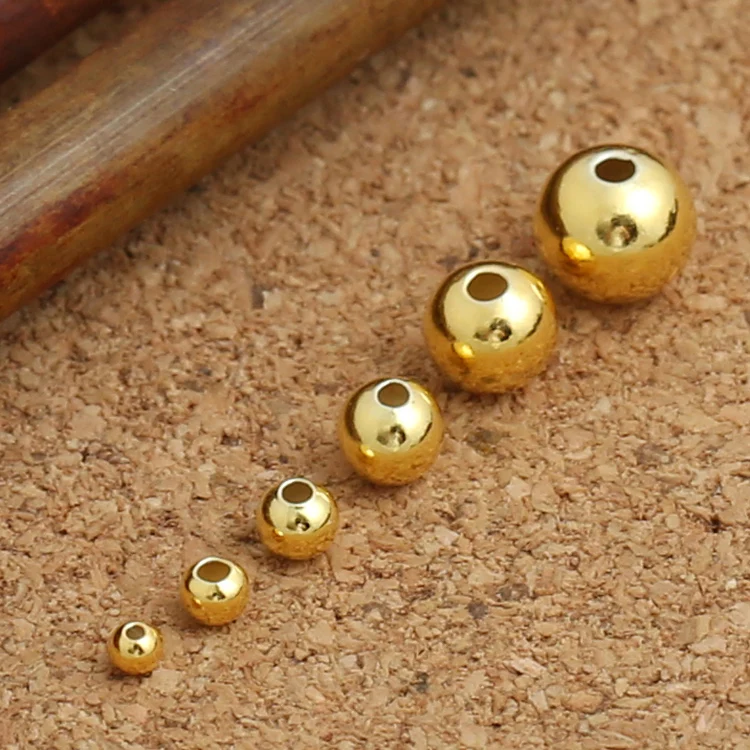 Gold Plated 925 Silver Beads Round Jewelry Beads Jewelry End Beads Small Silver Beads Jewelry Findings
Gold Plated 925 Silver Beads Round Jewelry Beads Jewelry End Beads Small Silver Beads Jewelry Findings