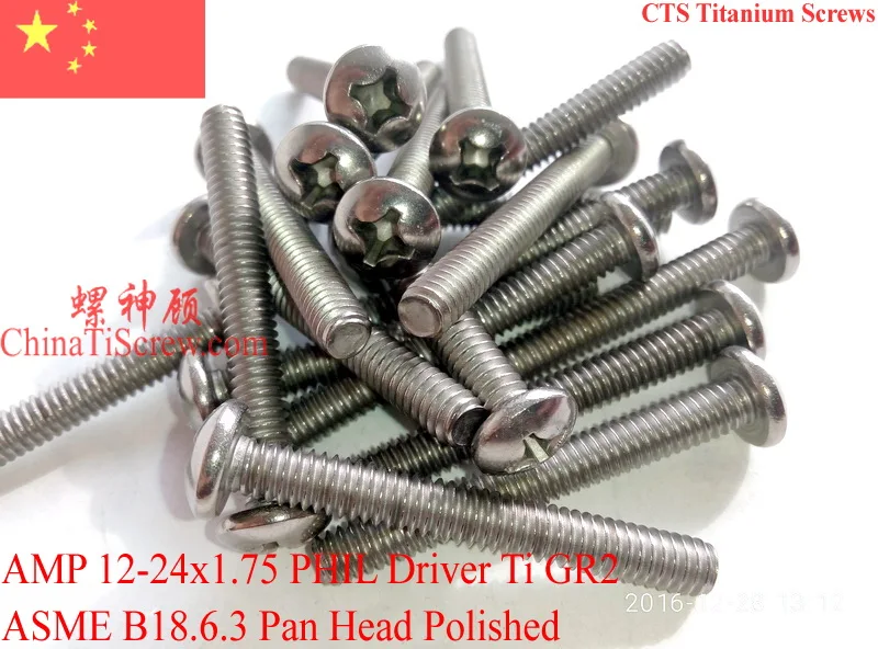 Титановые винты 12-24x1.75 головка сковороды 3 # Phillips Driver Ti GR2 полированная 50 шт
Титановые винты 12-24x1.75 головка сковороды 3 # Phillips Driver Ti GR2 полированная 50 шт