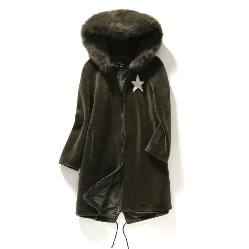 Stars metal zipper wool coats outerwear women thickening warm winter wool jackets 2019 autumn winter
Stars metal zipper wool coats outerwear women thickening warm winter wool jackets 2019 autumn winter