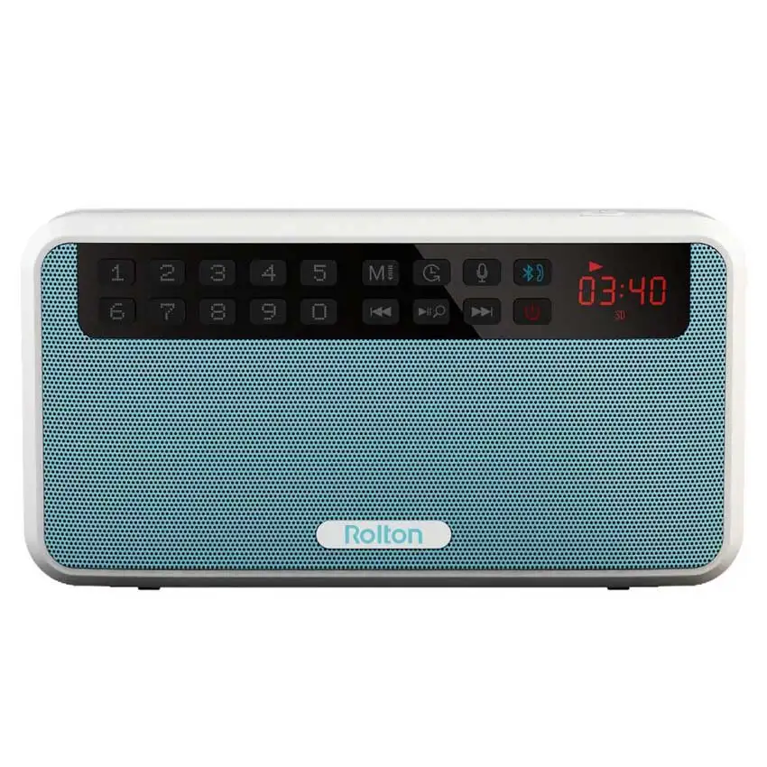 Портативная Bluetooth-Колонка Rolton E500 басовая стереоколонка с двумя FM-радио Запись TF