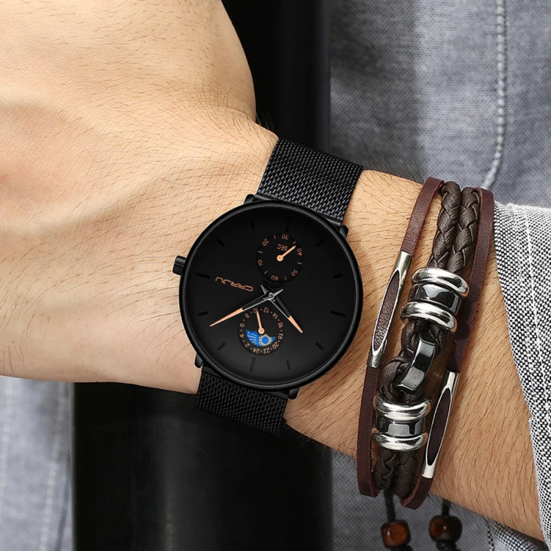 Hot Sale Men Watch CRRJU Top Brand Fashion Watch Men Luxury Waterproof Business Ultra-thin Men's Watch Male Steel Mesh Clock
Hot Sale Men Watch CRRJU Top Brand Fashion Watch Men Luxury Waterproof Business Ultra-thin Men's Watch Male Steel Mesh Clock