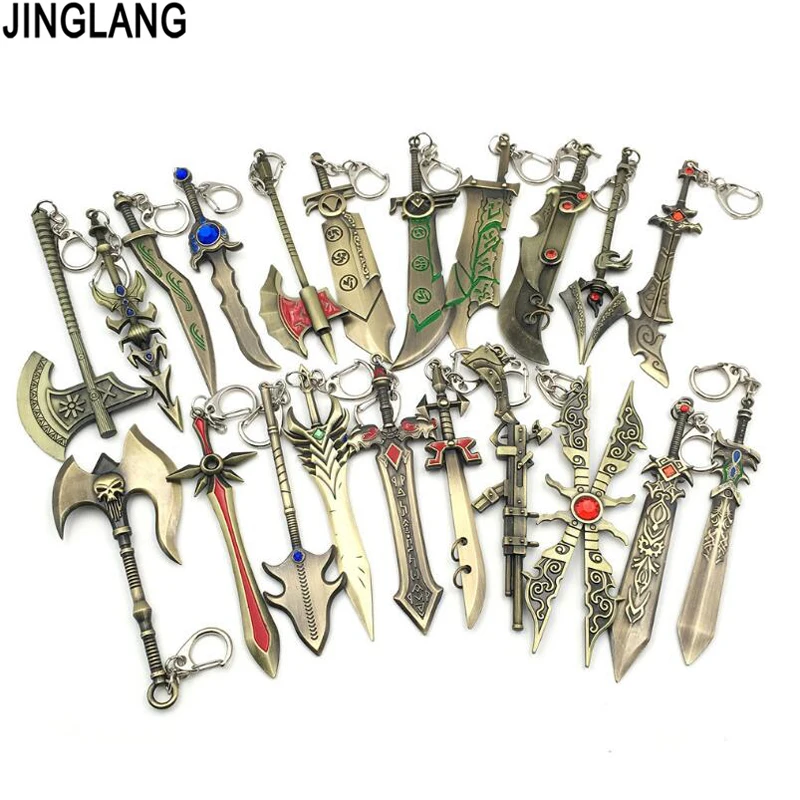 JINGLANG модный металлический брелок с застежкой-лобстером, подвеска в виде меча из античной бронзы для Мужчин, Ювелирные изделия 
JINGLANG модный металлический брелок с застежкой-лобстером, подвеска в виде меча из античной бронзы для Мужчин, Ювелирные изделия