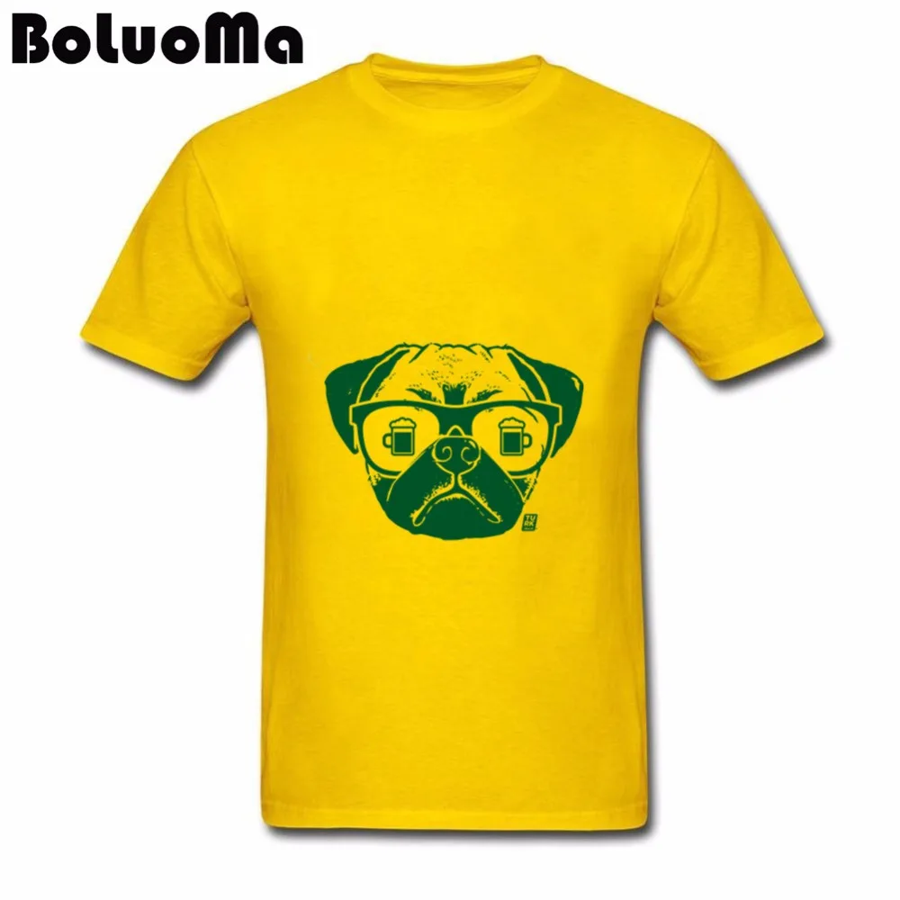 Doggy Beer футболка с коротким рукавом для мужчин s Предварительно хлопок костюм