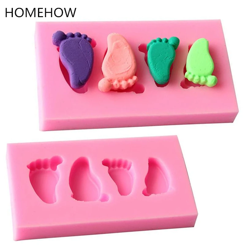 Homehow 1PC/Lot Cute Baby Foot Feet Cake Silicone Mold Fondant Chocolate Candy Molds Resin Clay Soap Mould Kitchen Baking Mold
Homehow 1PC/Lot Cute Baby Foot Feet Cake Silicone Mold Fondant Chocolate Candy Molds Resin Clay Soap Mould Kitchen Baking Mold