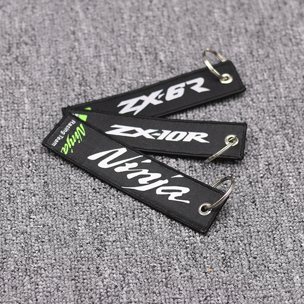 NEW Motorcycle Embroidery Strap Key Ring Keyring For Kawasaki Ninja ZX6R ZX10R ZX-6R ZX-10R Key Chain Keychain BLACK
NEW Motorcycle Embroidery Strap Key Ring Keyring For Kawasaki Ninja ZX6R ZX10R ZX-6R ZX-10R Key Chain Keychain BLACK