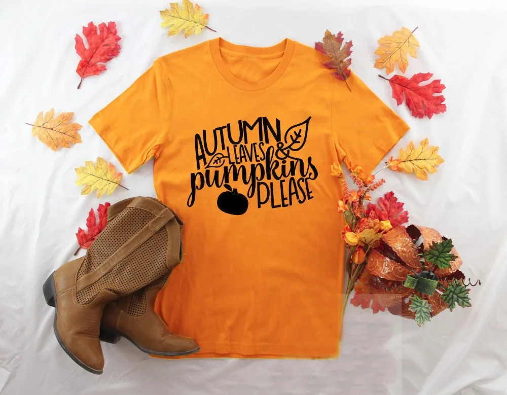 Autumn Leaves and Pumpkins Please Thanksgiving Shirt Autumn t-shirt women fashion graphic harvest cotton grunge tumblr shirt tee
Autumn Leaves and Pumpkins Please Thanksgiving Shirt Autumn t-shirt women fashion graphic harvest cotton grunge tumblr shirt tee