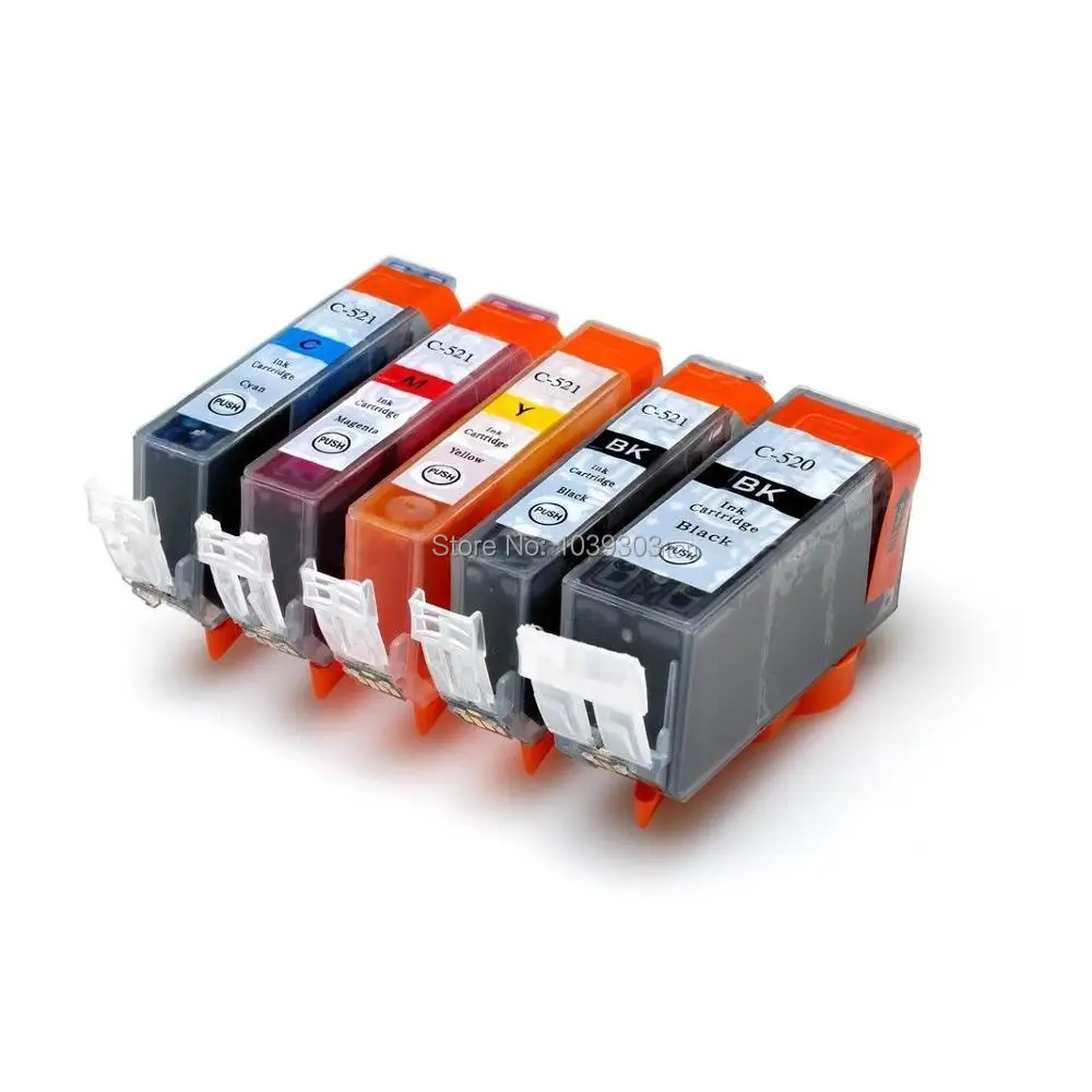 5 X с чипом PGI520 CLI521, совместимый чернильный картридж для принтера canon MP620 /MP620B / MP628 / MP638 / MP630
5 X с чипом PGI520 CLI521, совместимый чернильный картридж для принтера canon MP620 /MP620B / MP628 / MP638 / MP630