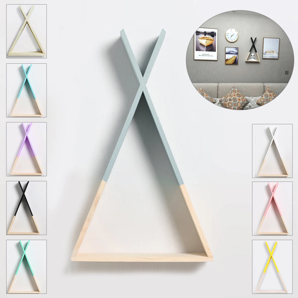 Storage Rack Wall Shelf In Decorative Shelves Wooden Triangle Shelf Display Rack Living Room Bedroom Children Room Decoration
Storage Rack Wall Shelf In Decorative Shelves Wooden Triangle Shelf Display Rack Living Room Bedroom Children Room Decoration