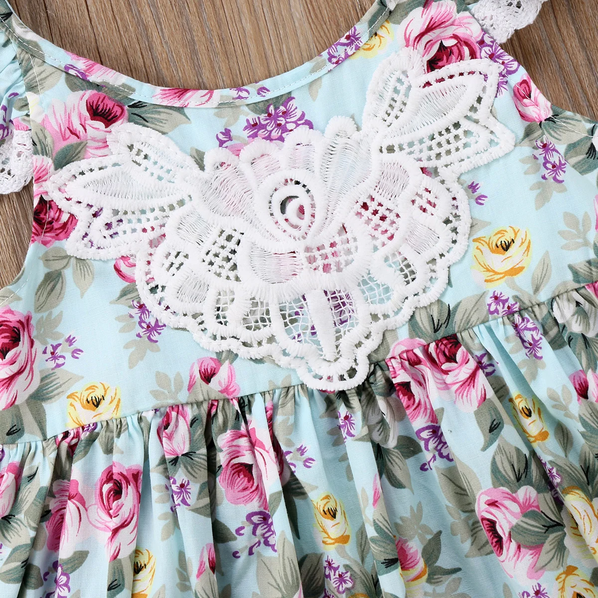 2019 New Flower Lace Dress Princess Kids Baby Girls Sleeveless Floral Tulle Party Wedding Children Summer Sundress | Детская одежда и