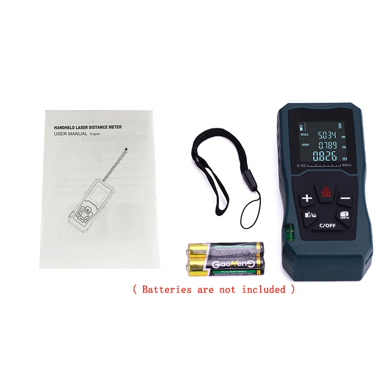 40-100M Laser Distance Meter Electronic Digital Rangefinder Measure Tape Range Finder
40-100M Laser Distance Meter Electronic Digital Rangefinder Measure Tape Range Finder