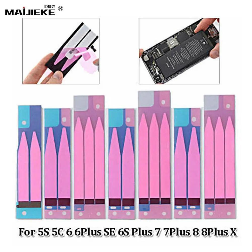 10XBattery Sticker Adhesive Glue Stripe Tape for iPhone 11 pro max X Xs max XR 8 7 6s 6 plus 5 5s Anti-Static battery adhesive
10XBattery Sticker Adhesive Glue Stripe Tape for iPhone 11 pro max X Xs max XR 8 7 6s 6 plus 5 5s Anti-Static battery adhesive