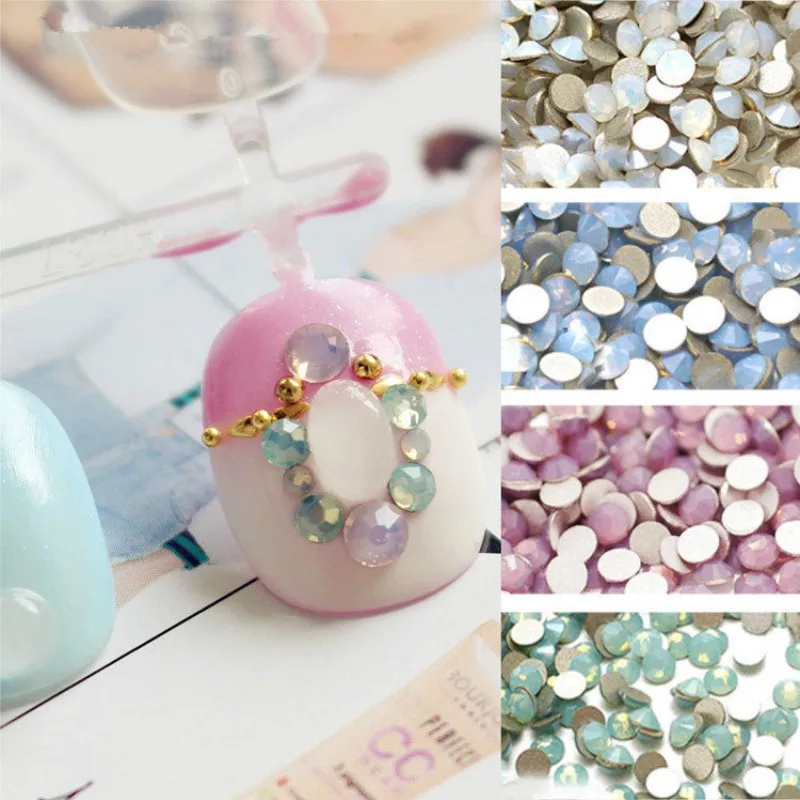 Free Shipping ss3-ss34(1.4mm-7.4mm) 1440pcs Crystal Pink White Opal ss30 Rhinestone Non Hotfix Flatback Nail Arts Decorations
Free Shipping ss3-ss34(1.4mm-7.4mm) 1440pcs Crystal Pink White Opal ss30 Rhinestone Non Hotfix Flatback Nail Arts Decorations