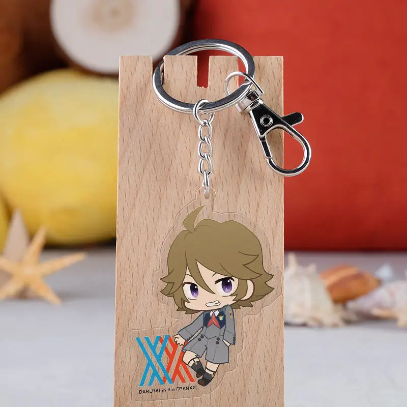 Anime DARLING in the FRANXX Keychain Japanese Cartoon Acrylic Zero Two Otaku Car Key Holder Chain Pendants Keyrings Jewelry
Anime DARLING in the FRANXX Keychain Japanese Cartoon Acrylic Zero Two Otaku Car Key Holder Chain Pendants Keyrings Jewelry