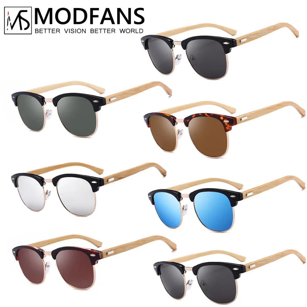 Wood Sunglasses for Men-Polarized Lens Fashion Brand Design Shades Glasses - Bamboo with Metal Frame Goggles for Male
Wood Sunglasses for Men-Polarized Lens Fashion Brand Design Shades Glasses - Bamboo with Metal Frame Goggles for Male