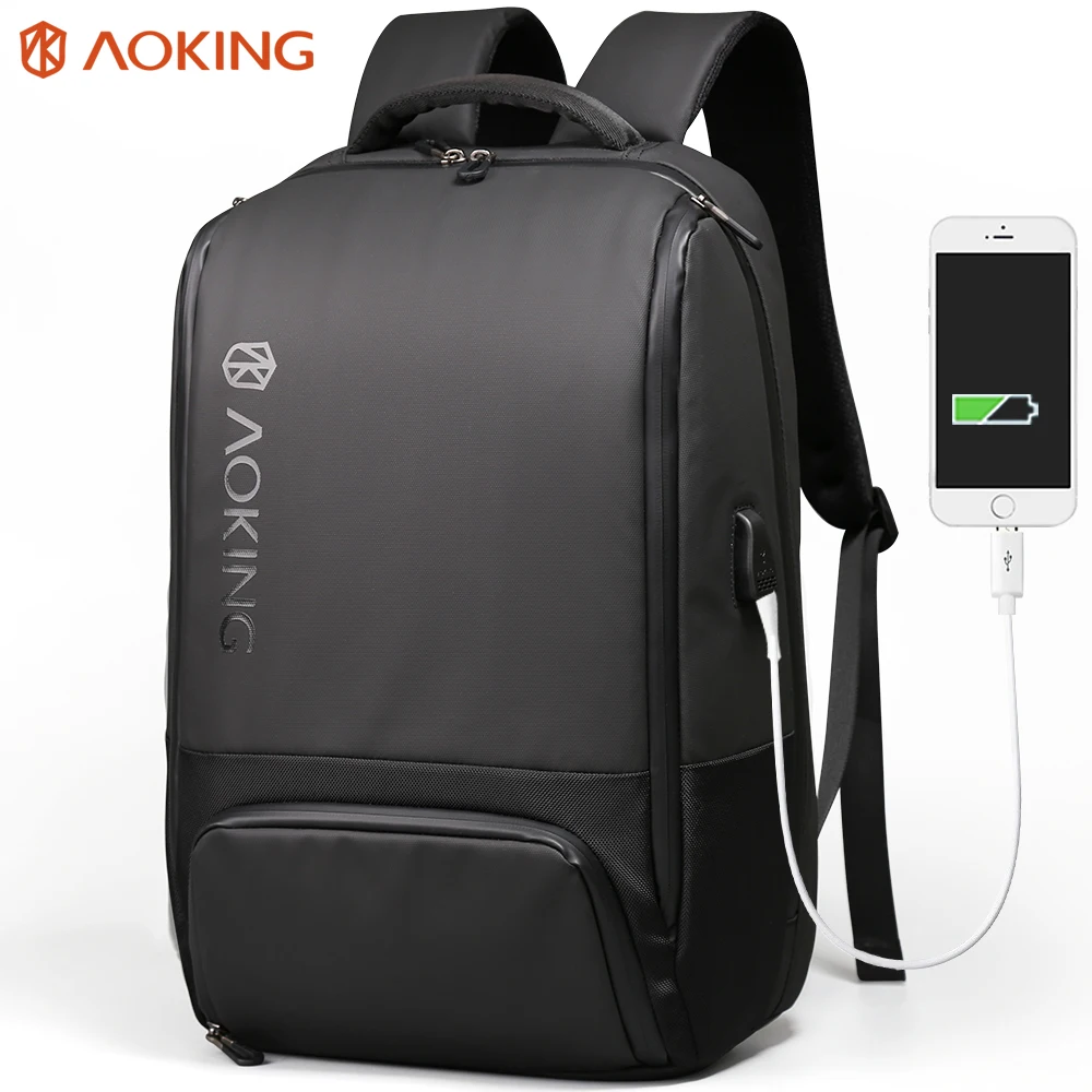 Aoking New Men Stylish Backpack Water Resistance with USB Charing College Backpack Male Shell Shape Business Office Daypack
Aoking New Men Stylish Backpack Water Resistance with USB Charing College Backpack Male Shell Shape Business Office Daypack