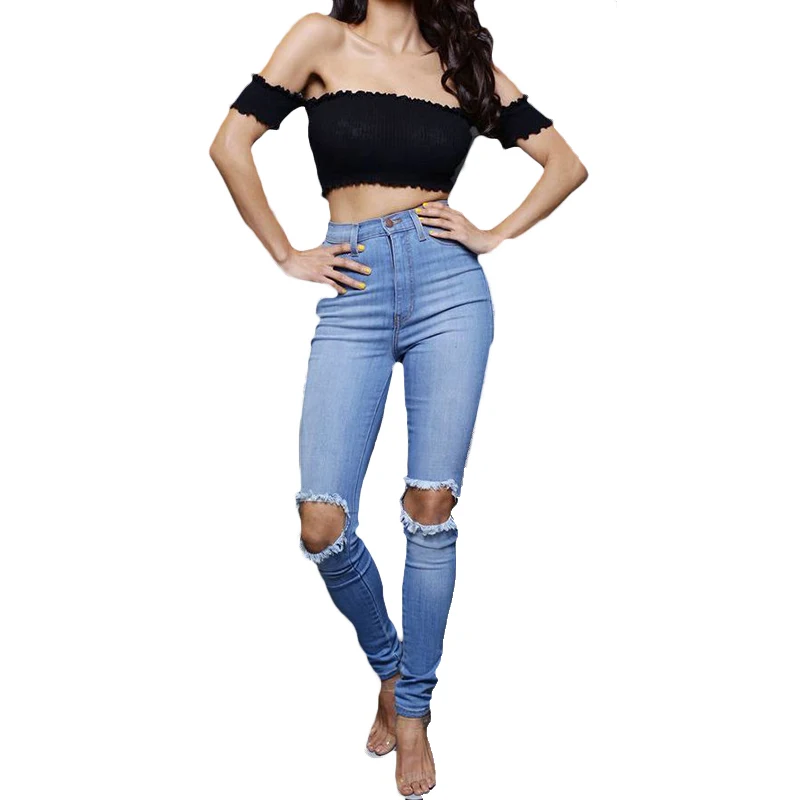 HOT Fashion Summer Women Girls Off Shoulder Knit Solid Tank Top Vest T-Shirt Tops Casual Clothes | Женская одежда