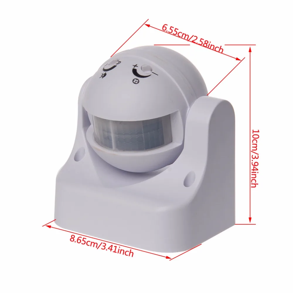 110-240V 180 Degree Outdoor IP44 Security PIR Infrared Motion Sensor Detector Movement Switches
110-240V 180 Degree Outdoor IP44 Security PIR Infrared Motion Sensor Detector Movement Switches