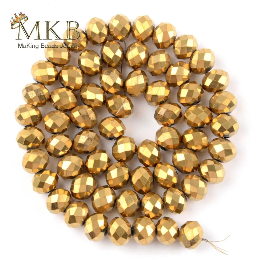 Wholesale Austrian Crystal Glass Spacer Beads Faceted Golds Plated Crystal Rondelle Beads For Jewelry Making 4 6 8 10 12mm
Wholesale Austrian Crystal Glass Spacer Beads Faceted Golds Plated Crystal Rondelle Beads For Jewelry Making 4 6 8 10 12mm