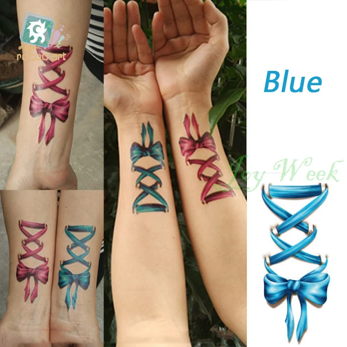 Waterproof Temporary Tattoo Sticker 3D blue bow-knot tatto stickers flash tatoo fake tattoos for girl women
Waterproof Temporary Tattoo Sticker 3D blue bow-knot tatto stickers flash tatoo fake tattoos for girl women