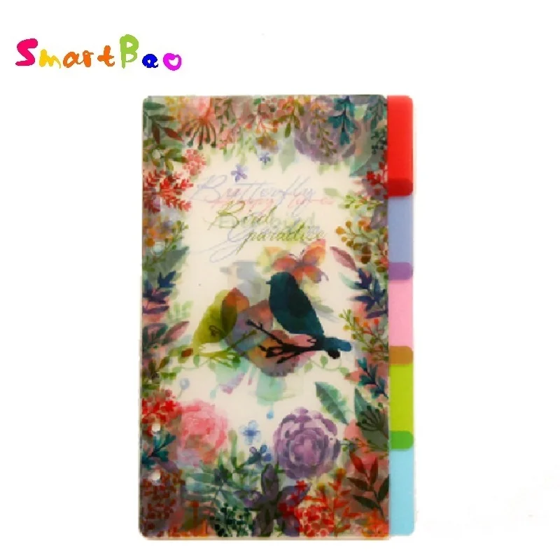 A6 PVC Separator Pages (5 Sheets) Flower Bird Butterfly Tree for Spiral Notebook Bullet Journal Accessories 6-hole 173*106mm
A6 PVC Separator Pages (5 Sheets) Flower Bird Butterfly Tree for Spiral Notebook Bullet Journal Accessories 6-hole 173*106mm