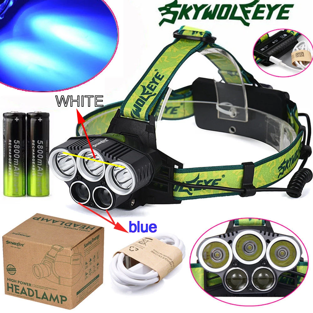 20000lm 3x XM-LT6 + 2x R2 Blue светодиодный 18650 USB Power перезаряжаемый налобный фонарь фонарик лампа + 2 аккумулятора 18650
20000lm 3x XM-LT6 + 2x R2 Blue светодиодный 18650 USB Power перезаряжаемый налобный фонарь фонарик лампа + 2 аккумулятора 18650