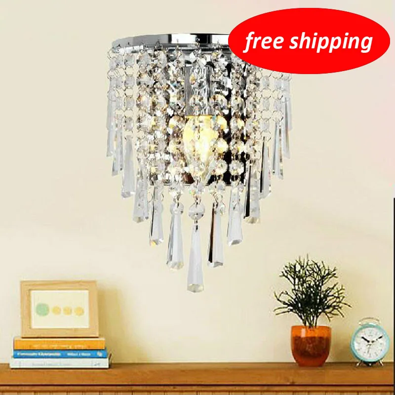 modern Bedside crystal wall lamp bedside lamp American minimalist bedroom living room lighting aisle stairs Bracket Lamps
modern Bedside crystal wall lamp bedside lamp American minimalist bedroom living room lighting aisle stairs Bracket Lamps