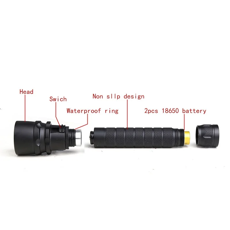 Anjoet XM-L2 светодиодный фонарик подводный эксперт 100 м для дайвинга