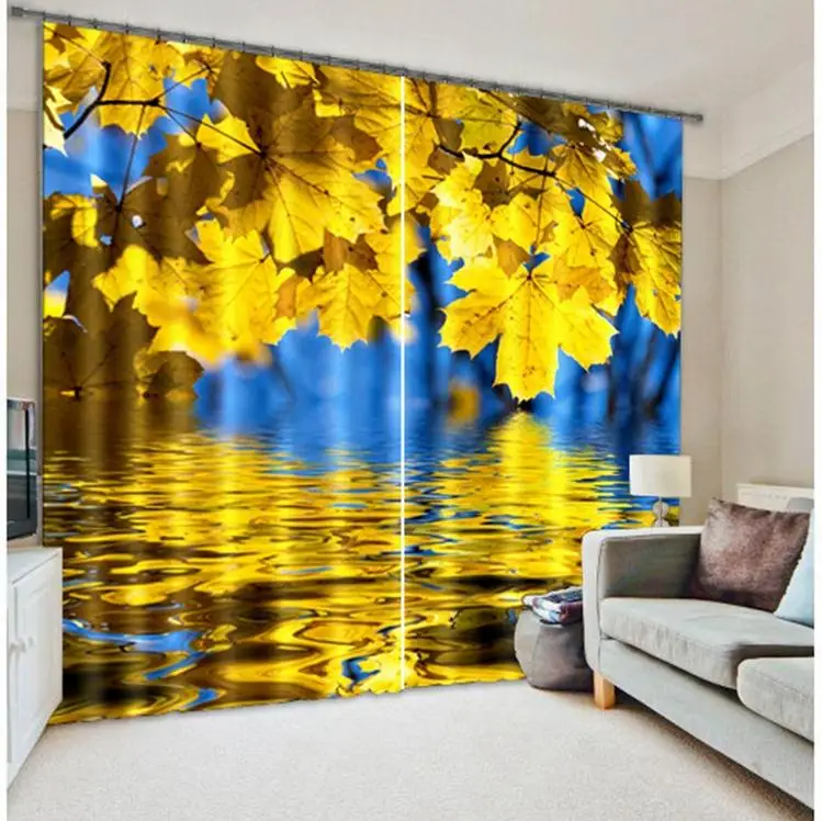 3D Printing Curtains Bedding Room Living Room or Hotel Cortians Thick Sunshade Window Curtains Maple Leaf and Waterreflection
3D Printing Curtains Bedding Room Living Room or Hotel Cortians Thick Sunshade Window Curtains Maple Leaf and Waterreflection