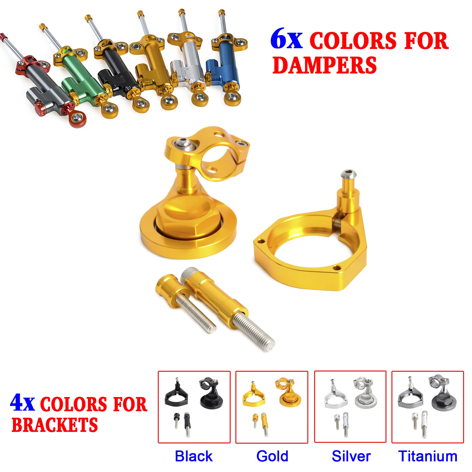 Motorcycle CNC Steering Damper Stabilizer & Bracket for BMW S1000RR/HP4 2009 2010 2011-2016
Motorcycle CNC Steering Damper Stabilizer & Bracket for BMW S1000RR/HP4 2009 2010 2011-2016