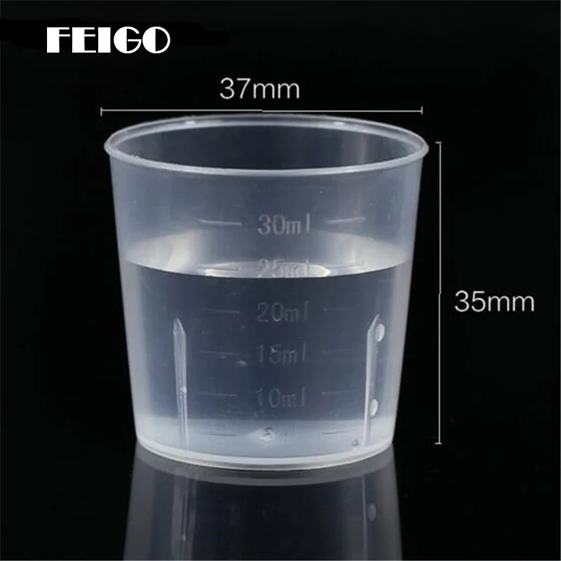 FEIGO 2Pcs 30ML Transparent Cup Scale Plastic Double-sided Engraved Degree Measuring Cup Measuring Tools For Kitchen Tool F650
FEIGO 2Pcs 30ML Transparent Cup Scale Plastic Double-sided Engraved Degree Measuring Cup Measuring Tools For Kitchen Tool F650