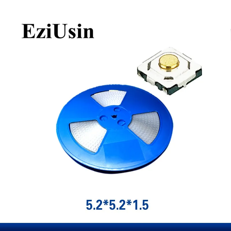 5000pcs In Tape One Reel TS-C009 5*5*1.5 Membrane Tactile Tact Touch Button Micro Switch Thin Film Keyboard 5.2x5.2x1.5
5000pcs In Tape One Reel TS-C009 5*5*1.5 Membrane Tactile Tact Touch Button Micro Switch Thin Film Keyboard 5.2x5.2x1.5
