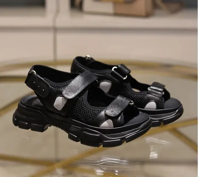 VIISENANTIN Leather Sandals 2019 New Summer Women's Shoes Thick-soled Casual Retro Ins Tide Flat Bottom Roman Shoes Breathable
VIISENANTIN Leather Sandals 2019 New Summer Women's Shoes Thick-soled Casual Retro Ins Tide Flat Bottom Roman Shoes Breathable