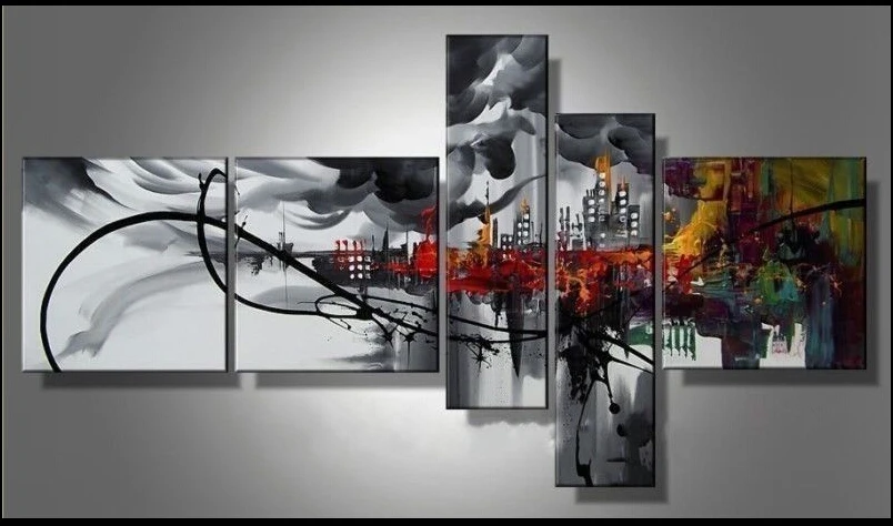 Modern Abstract Huge Wall Art Oil Painting On Canvas home decoation wall art paintings No Frame