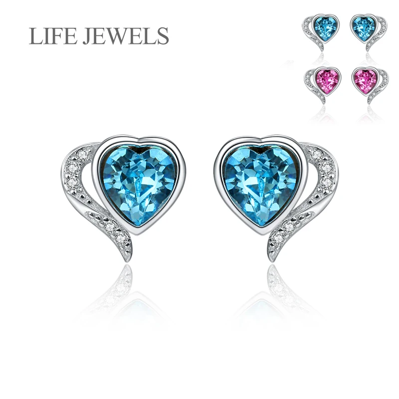 Authentic 100% 925 Sterling Silver Love Crystal Stud Earrings l Women Luxury Sterling Silver Valentine's Day Jewelry Gift
Authentic 100% 925 Sterling Silver Love Crystal Stud Earrings l Women Luxury Sterling Silver Valentine's Day Jewelry Gift