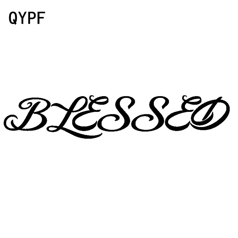 QYPF 18.1cm*3.5cm Blessed Fashion Vinyl Retro-reflective Car Window Sticker Decal Black Silver Car-styling C15-1668
QYPF 18.1cm*3.5cm Blessed Fashion Vinyl Retro-reflective Car Window Sticker Decal Black Silver Car-styling C15-1668