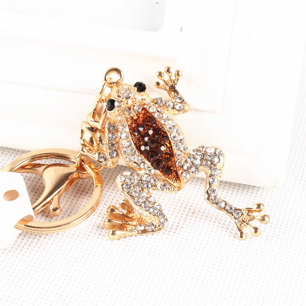 Cute Frog Crown Lovely Charm New Arrival Crystal Rhinestone Pendant Purse Bag Key Ring Chain Creative Birthday Best Gift
Cute Frog Crown Lovely Charm New Arrival Crystal Rhinestone Pendant Purse Bag Key Ring Chain Creative Birthday Best Gift