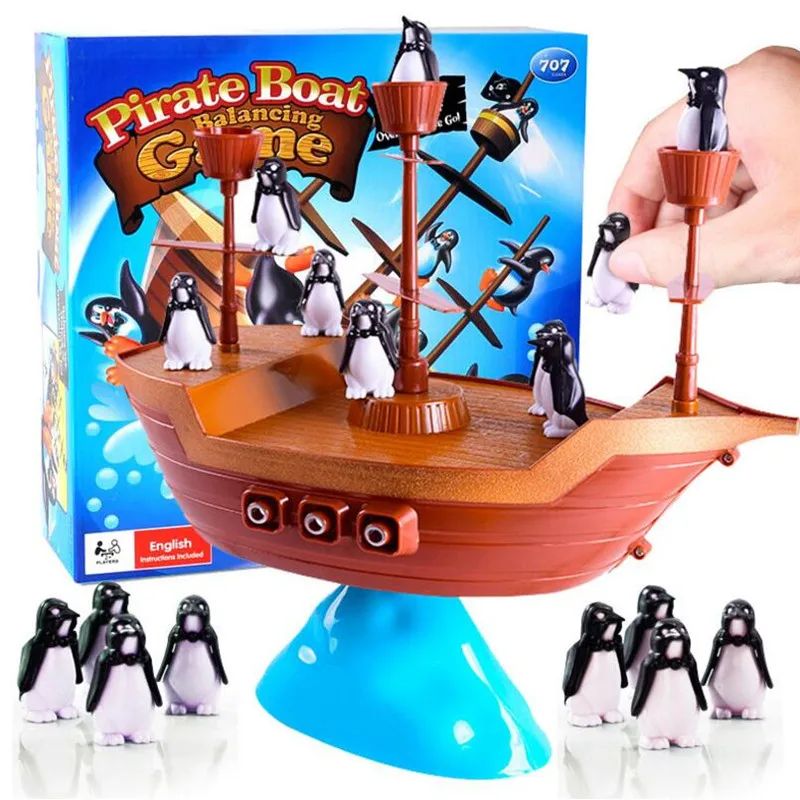 Creative Pirate Boat Penguins Balancing Game Interactive Balance Game Children Learning Educational Toy Kids Desk Indoor Toys
Creative Pirate Boat Penguins Balancing Game Interactive Balance Game Children Learning Educational Toy Kids Desk Indoor Toys