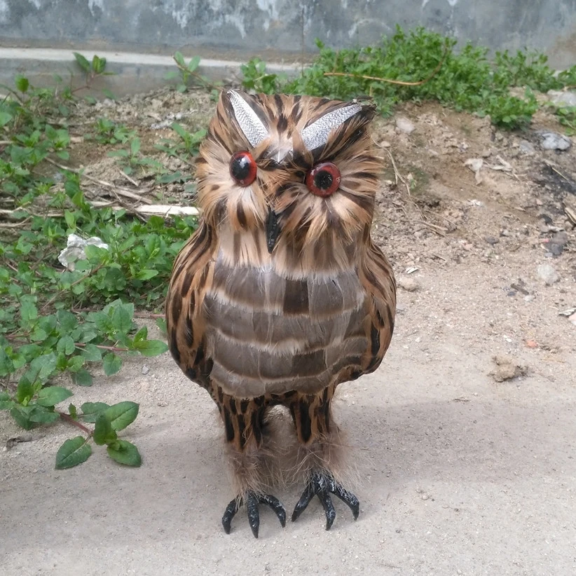 100% new large 28x15cm brown night owl toy model,polyethylene&furs handicraft Figurines garden decoration toy gift a1922
100% new large 28x15cm brown night owl toy model,polyethylene&furs handicraft Figurines garden decoration toy gift a1922