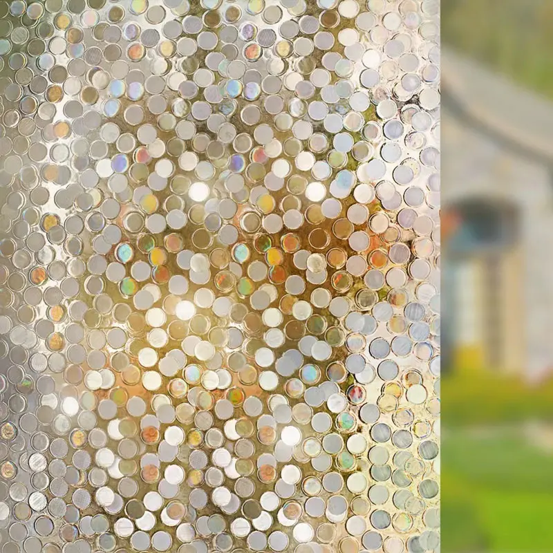 3D electrostatic glass film Round pattern without glue Stained bathroom living room shopping mall window coffee table glass film
3D electrostatic glass film Round pattern without glue Stained bathroom living room shopping mall window coffee table glass film