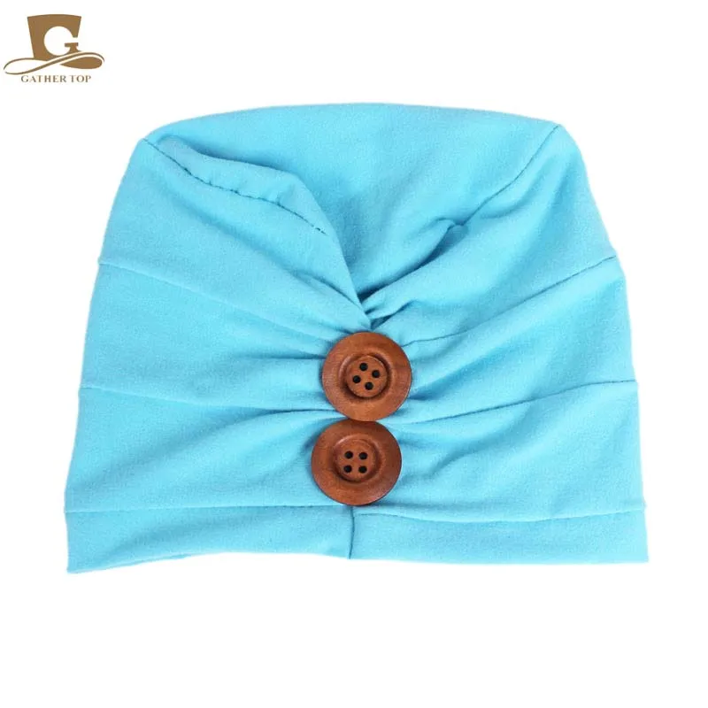 New Girls Chunky Warm Beanie double wood button Skully Cap kids hat turban Children turbante hair accessories
New Girls Chunky Warm Beanie double wood button Skully Cap kids hat turban Children turbante hair accessories
