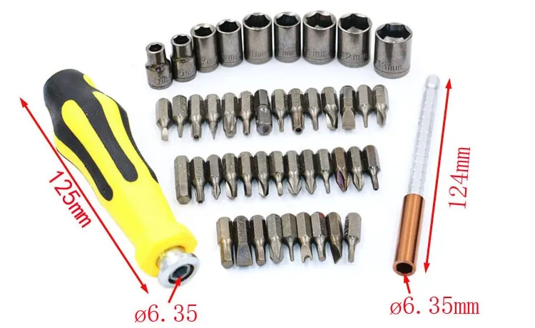 FEITA 47PCS Screwdriver Sets Kit Household Multifunction for DIY,Phone, Electrical Maintenance Repair Tools
FEITA 47PCS Screwdriver Sets Kit Household Multifunction for DIY,Phone, Electrical Maintenance Repair Tools