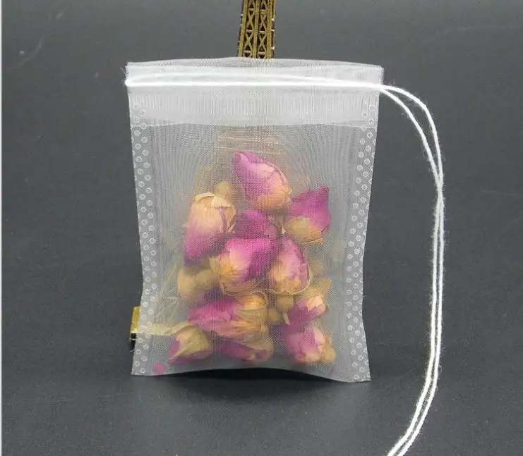 6x8cm Teabags Empty Tea Bags Nylon Material With String Heal Seal Filter Paper for Herb Loose Tea SN1241
6x8cm Teabags Empty Tea Bags Nylon Material With String Heal Seal Filter Paper for Herb Loose Tea SN1241