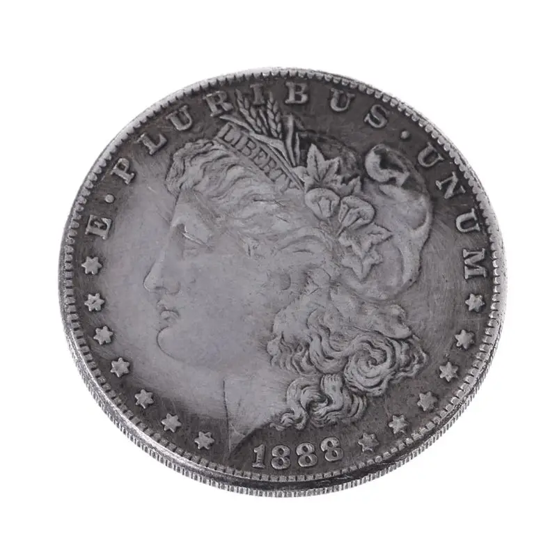 1888 сталь Morgan Dollar Волшебные трюки реквизит Памятная коллекция монет смешные игрушки
1888 сталь Morgan Dollar Волшебные трюки реквизит Памятная коллекция монет смешные игрушки