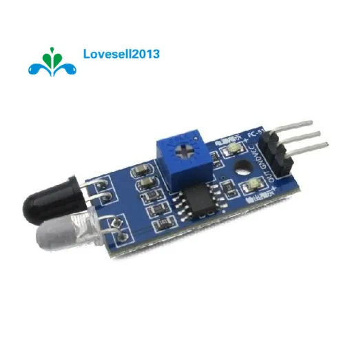 

IR Infrared Obstacle Avoidance Sensor Module for Arduino Smart Car Robot 3-wire Reflective Photoelectric