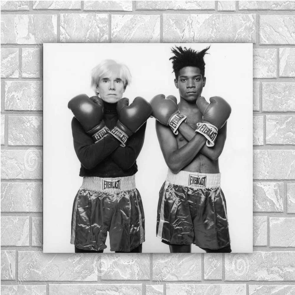 Шелковый постер с надписью Andy Warhol домашний декор 12x12 24x24 дюйма|Рисование и
